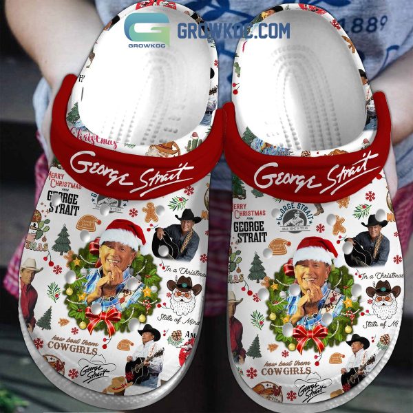 George Strait Merry Christmas How About Them Cowgirls Clogs Crocs