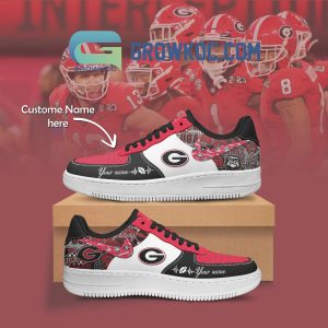 Georgia Bulldogs Personalized Air Force 1 Shoes