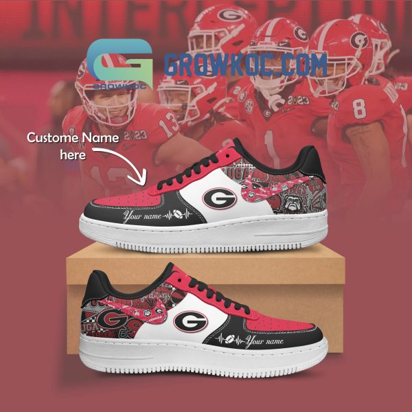 Georgia Bulldogs Personalized Air Force 1 Shoes