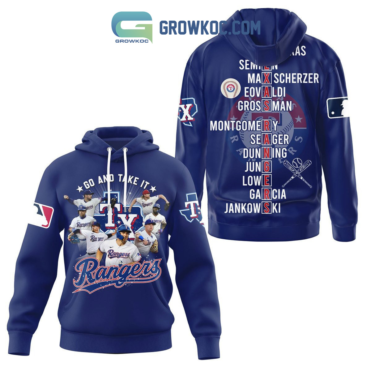 Texas Rangers MLB Personalized Hunting Camouflage Hoodie T Shirt - Growkoc