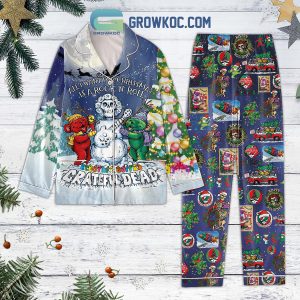 Grateful Dead All I Want For Christmas Is A Rock N Roll Pajamas Set