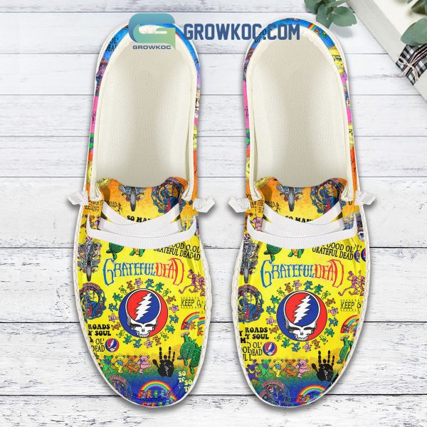 Grateful Dead Kepp On Truckin Hey Dude Shoes