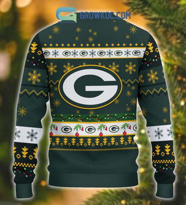Green Bay Packers NFL Grinch Christmas Ugly Sweater