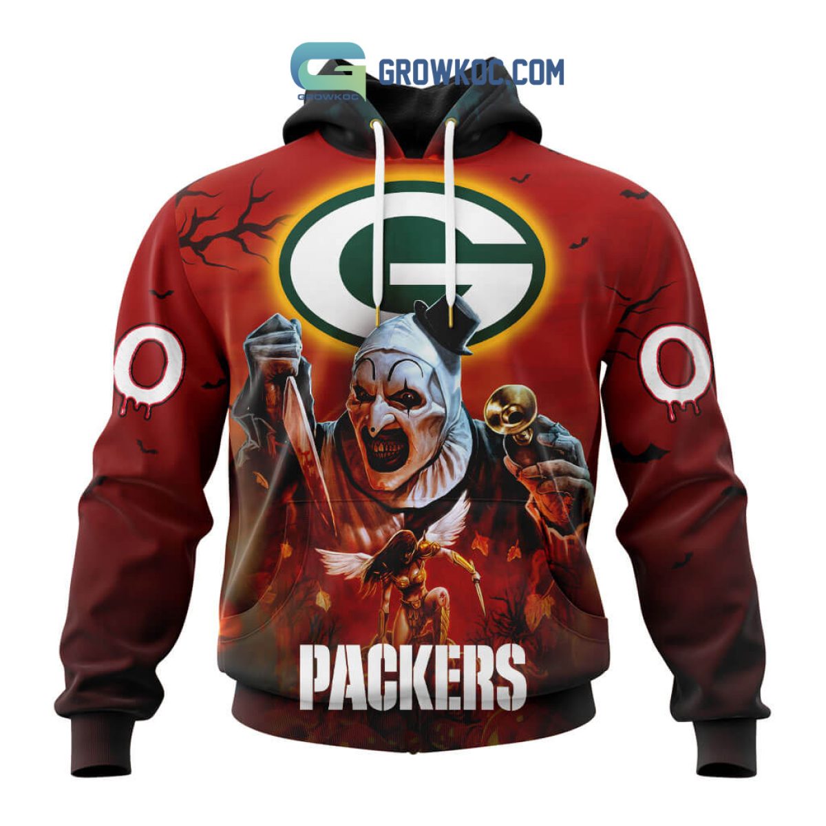 HOT Hallowen Horror movie Green Bay Packers Hoodie Blanket • Kybershop