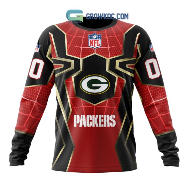 Green Bay Packers NFL Spider Man Far From Home Special Jersey Hoodie T Shirt