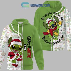 Grinchmode On Grinchy On The Inside Bougie On The Outside Hoodie T Shirt