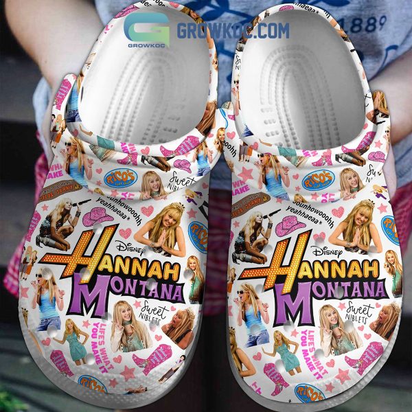 Hannah Montana Sweet Niblets Disney Clogs Crocs