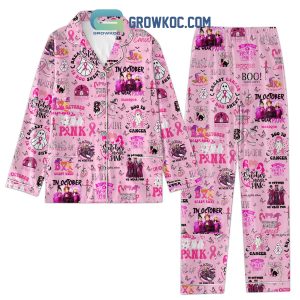 Hocus Pocus Breast Cancer Awareness We Wear Pink Pajamas Set