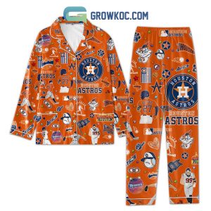 Houston Astros Baseball New Styles Pajamas Set