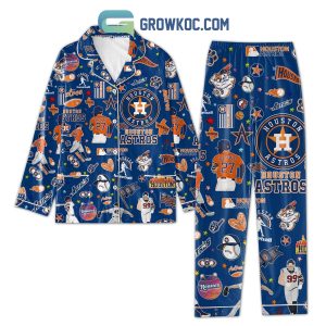 Houston Astros Ready 2 Reign Blue New Styles Pajamas Set