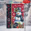 Indianapolis Colts Football Snowman Welcome Christmas Personalized House Gargen Flag