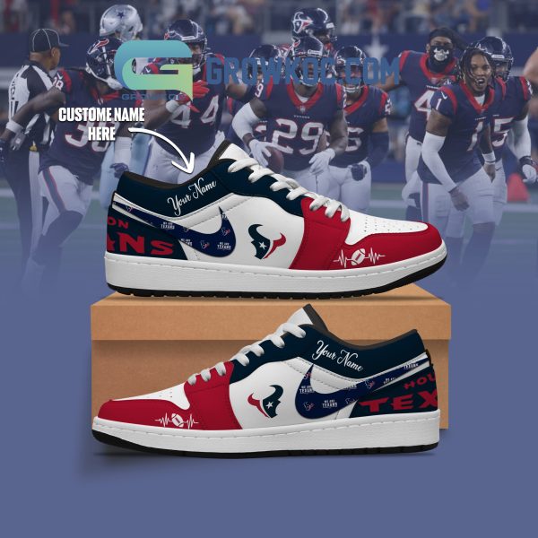 Houston Texans NFL Personalized Air Jordan 1 Shoes