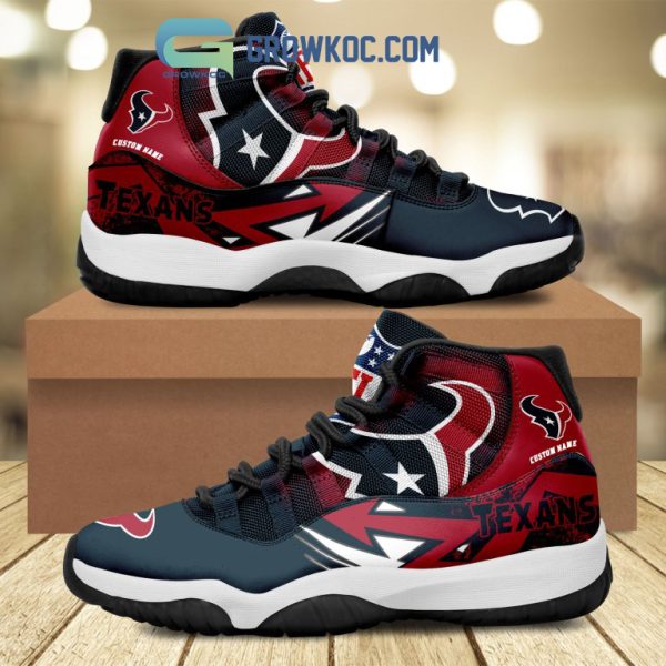 Houston Texans NFL Personalized Air Jordan 11 Shoes Sneaker