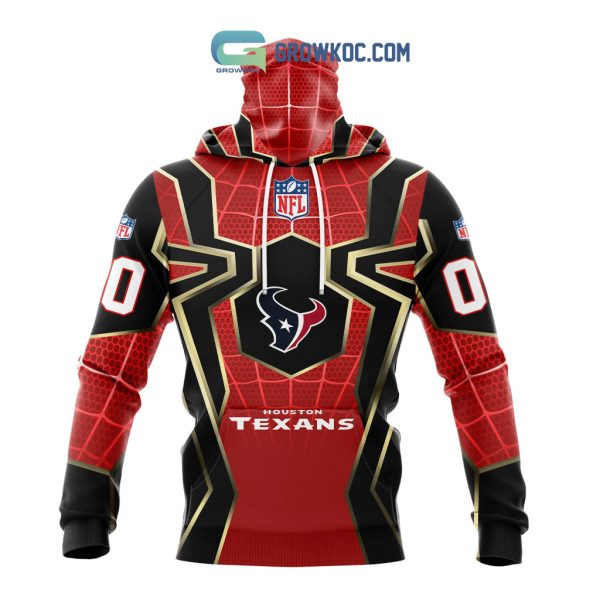 Houston Texans NFL Spider Man Far From Home Special Jersey Hoodie T Shirt