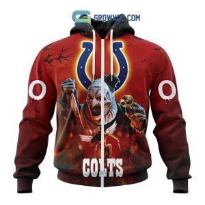 Indianapolis Colts NFL Horror Terrifier Ghoulish Halloween Day Hoodie T Shirt