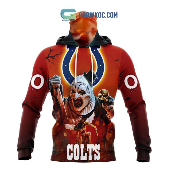 Indianapolis Colts NFL Horror Terrifier Ghoulish Halloween Day Hoodie T Shirt