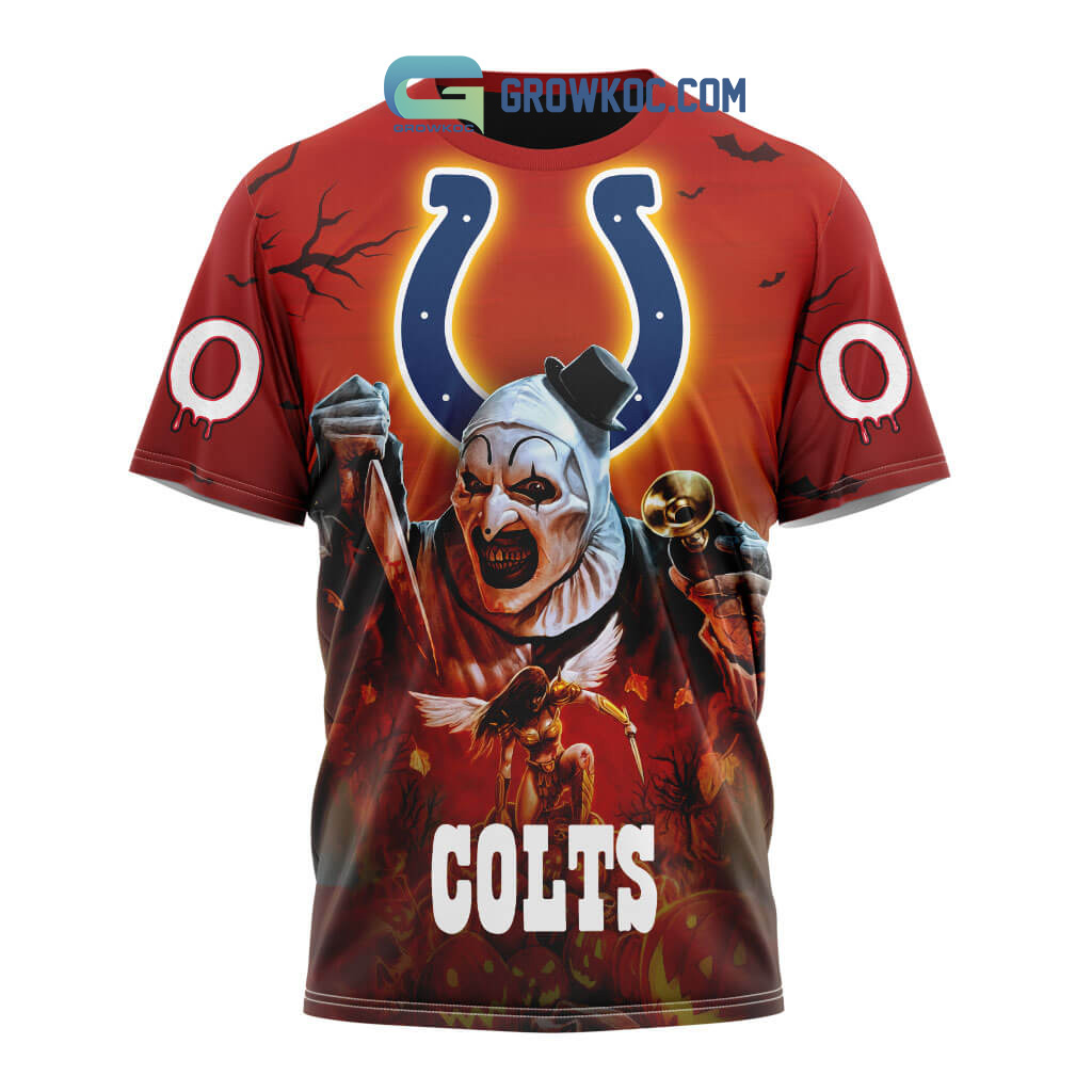 Indianapolis Colts T shirt 3D Halloween Horror For Men And Women