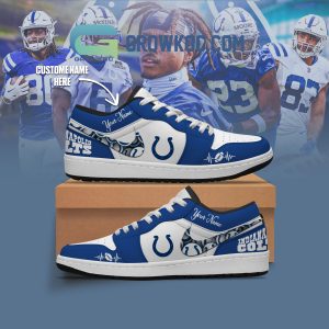 Indianapolis Colts NFL Personalized Air Jordan 1 Shoes