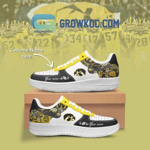 Iowa Hawkeyes Personalized Air Force 1 Shoes
