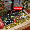 Iowa State Cyclones Snowman Welcome Christmas Football Personalized Doormat