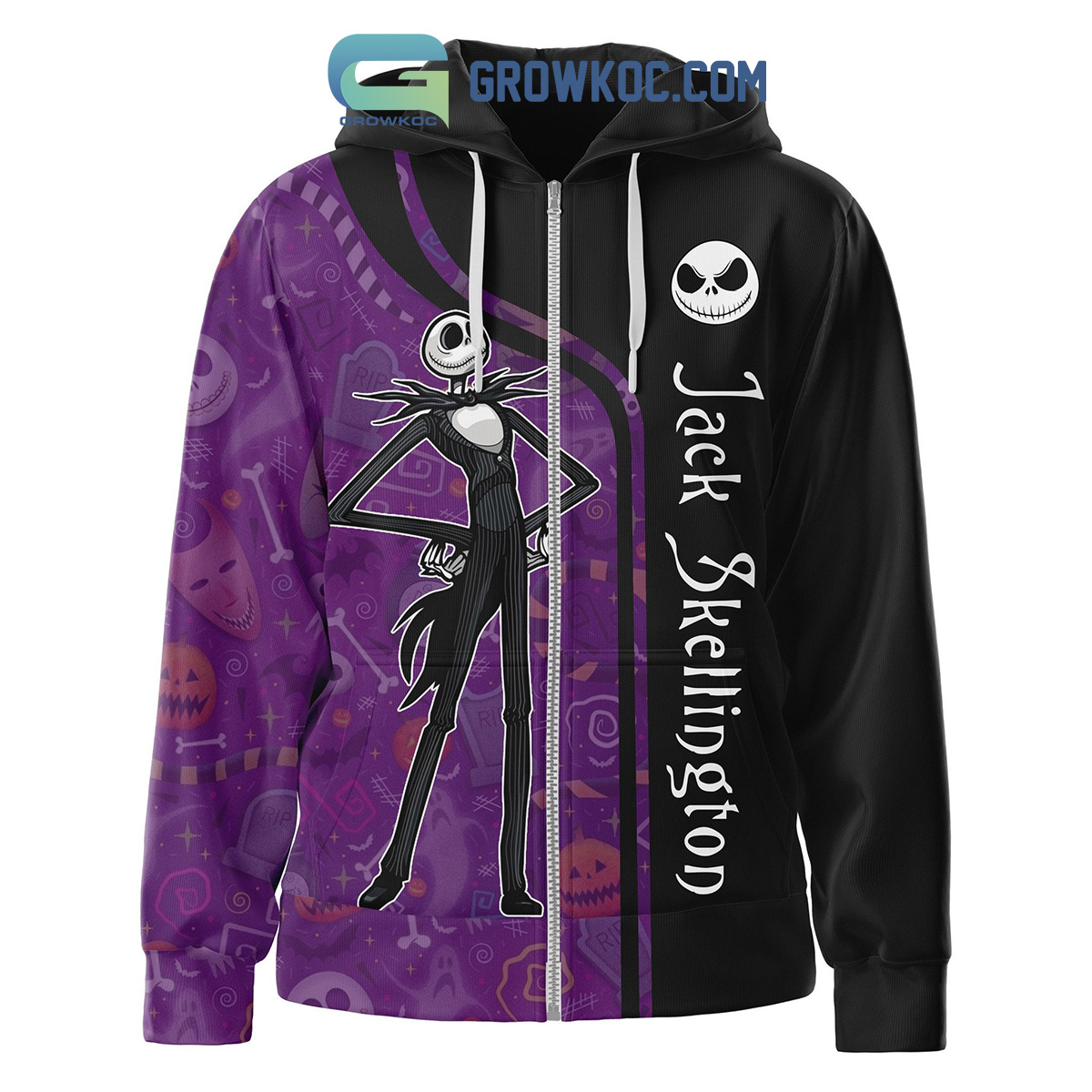 Atlanta Falcons Jack Skellington This Is Halloween Hoodie Merch