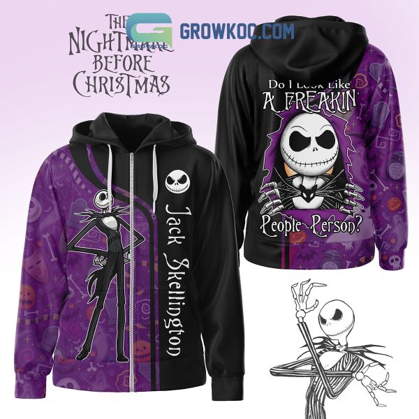 Jack Skellington Do I Look Like A Freakin People Person Hoodie T Shirt