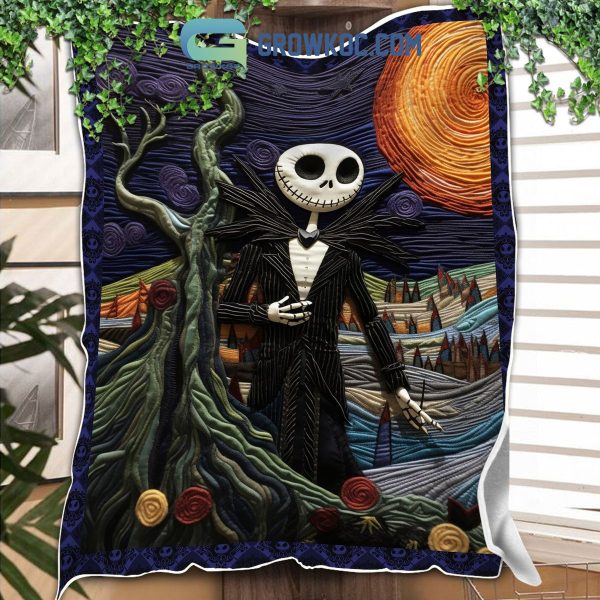 Jack Skellington Limited Edition Art Fleece Blanket Quilt