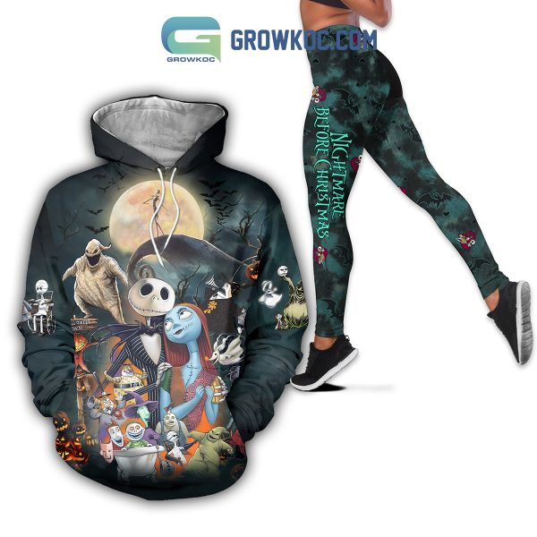 Jack Skellington Nightmare Before Christmas Hoodie Leggings Set