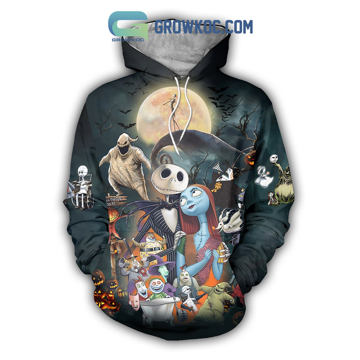 Nightmare before christmas store hoodie plus size