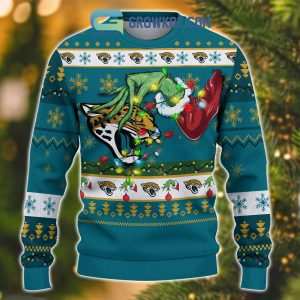 Jacksonville Jaguars NFL Grinch Christmas Ugly Sweater