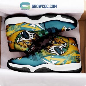 Jacksonville Jaguars NFL Personalized Air Jordan 11 Shoes Sneaker