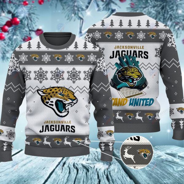 Jacksonville Jaguars Stand United Christmas Ugly Sweater