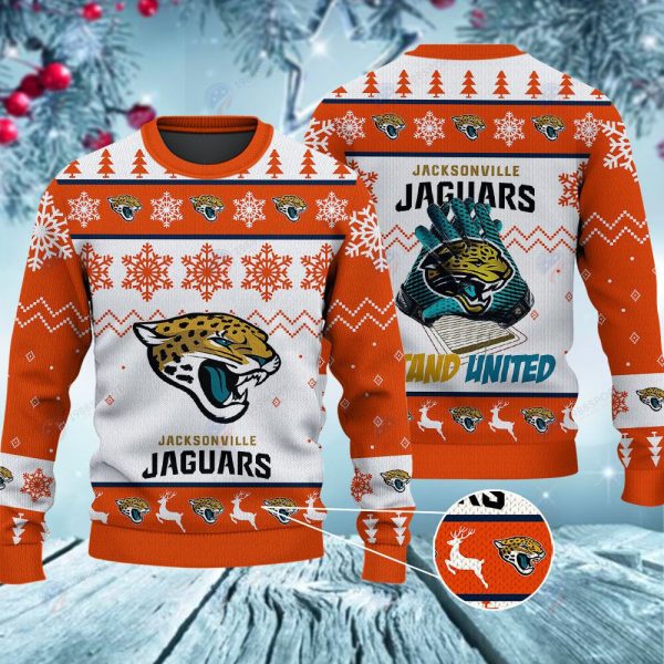 Jacksonville Jaguars Stand United Christmas Ugly Sweater