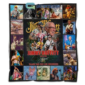 Jimmy Buffett 1945 2023 Memories Fleece Blanket Quilt