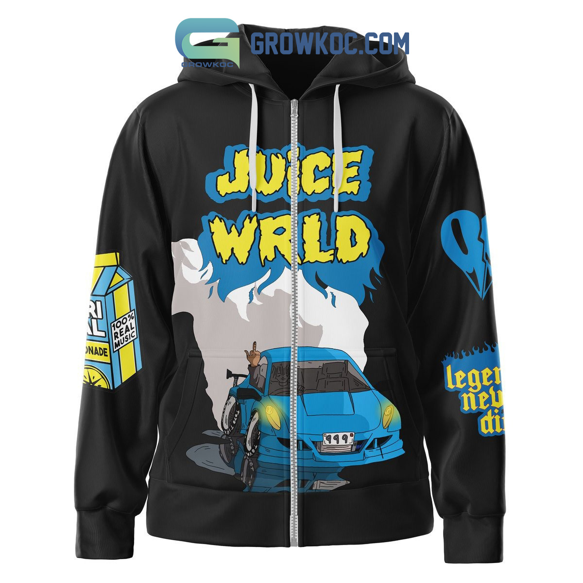 Juice Wrld 999 100% Real Music Hoodie 