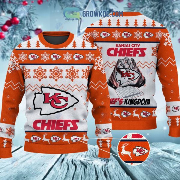 Kansas City Chiefs Chief’s Kingdom Christmas Ugly Sweater