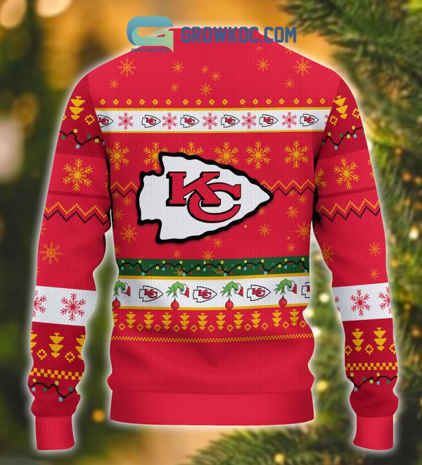 Kansas City Chiefs NFL Grinch Christmas Ugly Sweater