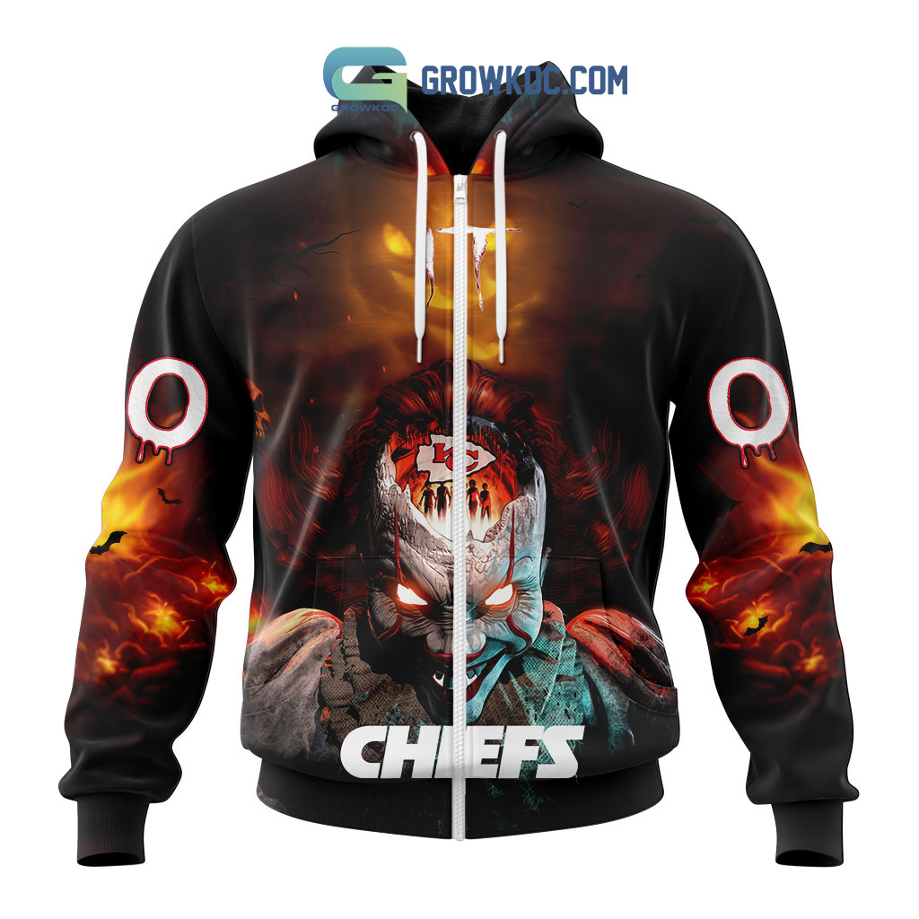 Kansas City Chiefs Horror Night Halloween 3D Hoodie - T-shirts Low Price