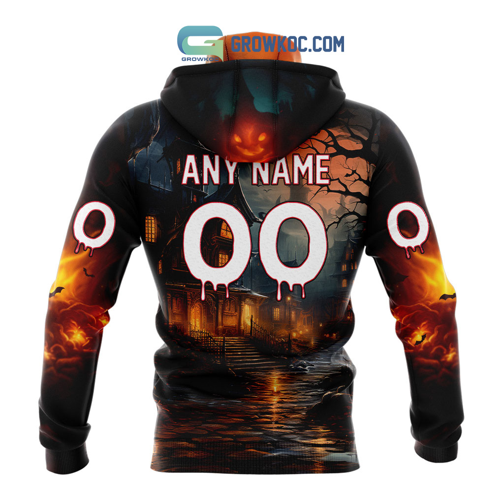 Kansas City Chiefs Hoodie 3D Cheap Horror Night Halloween Pullover