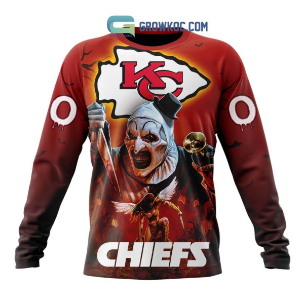 Kansas City Chiefs NFL Horror Terrifier Ghoulish Halloween Day Hoodie T Shirt