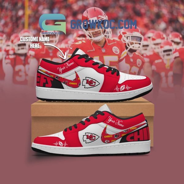 Kansas City Chiefs NFL Personalized Air Jordan 1 Shoes