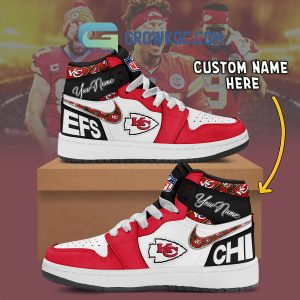 Kansas City Chiefs Personalized Air Jordan 1 High Top Shoes Sneakers
