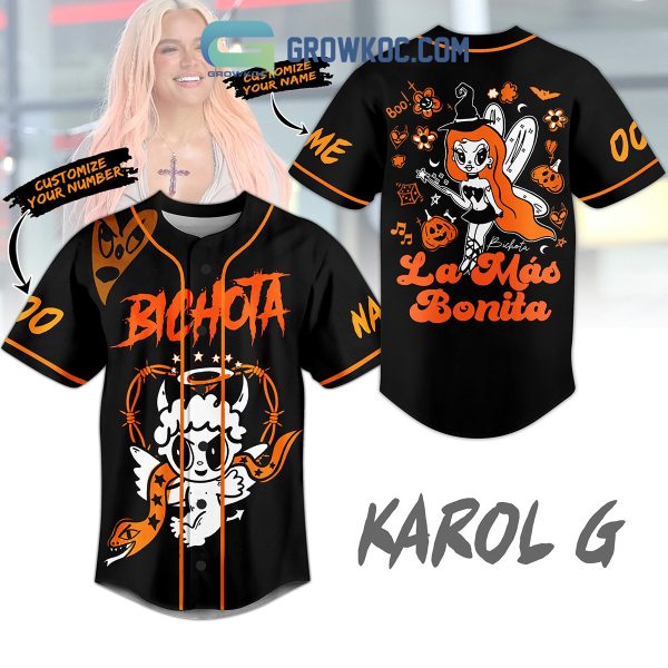 Karol G Bichota La Mas Bonita Personalized Baseball Jersey