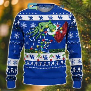 Kentucky Wildcats NCAA Grinch Christmas Ugly Sweater