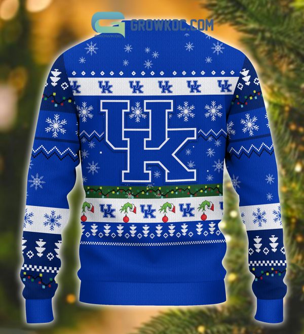 Kentucky Wildcats NCAA Grinch Christmas Ugly Sweater