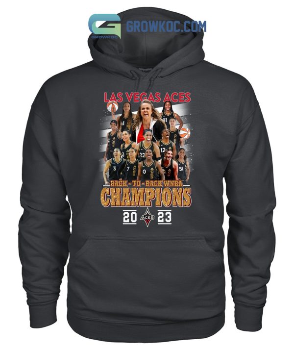 Las Vegas Aces Back To Back WNBA Champions 2023 T Shirt