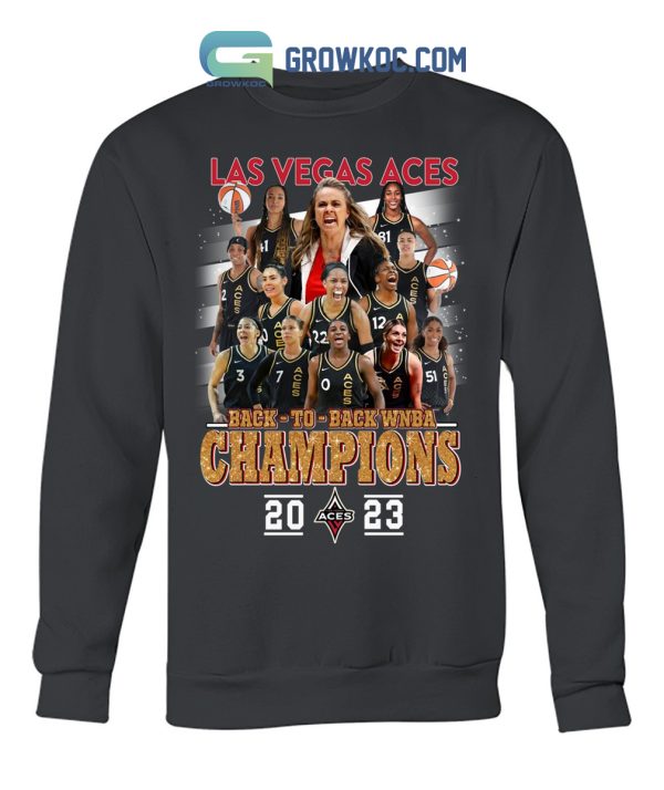 Las Vegas Aces Back To Back WNBA Champions 2023 T Shirt