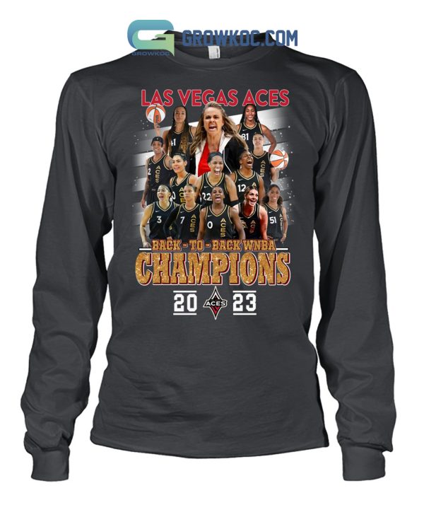 Las Vegas Aces Back To Back WNBA Champions 2023 T Shirt