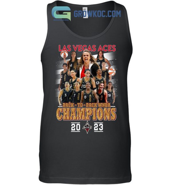 Las Vegas Aces Back To Back WNBA Champions 2023 T Shirt