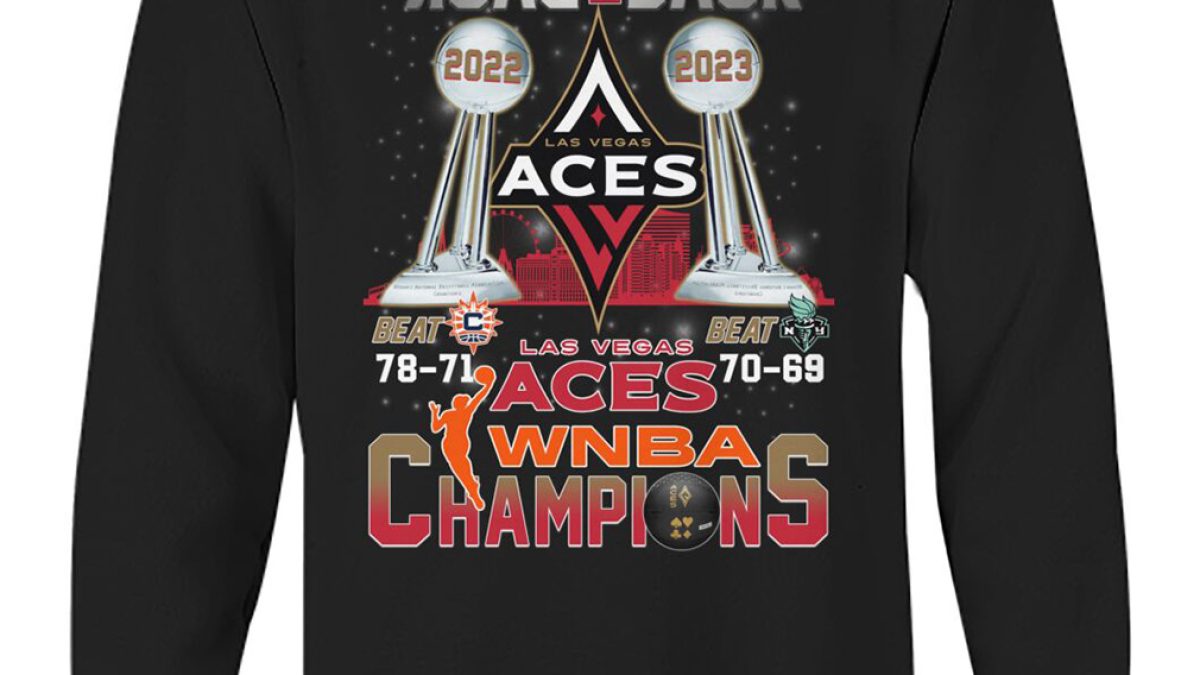 W Las Vegas Aces 2022 Commissioner's Cup Championship T-Shirt